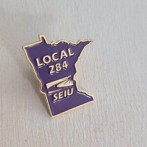 SEIU Minnesota Local 284 Lapel Pin - Service Employees International Union Badge